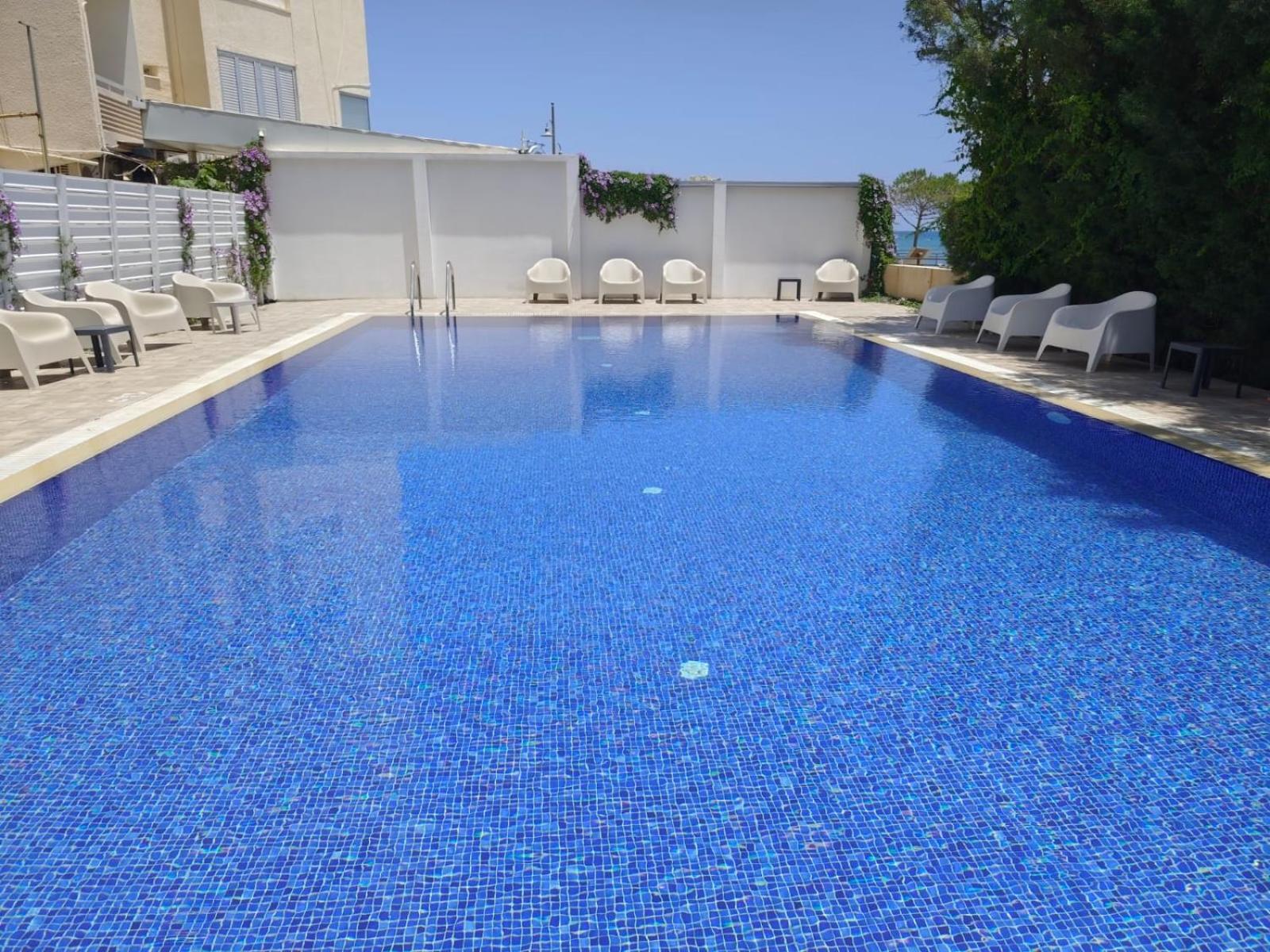 Ferienwohnung Sea Krystel 603 Larnaka Exterior foto